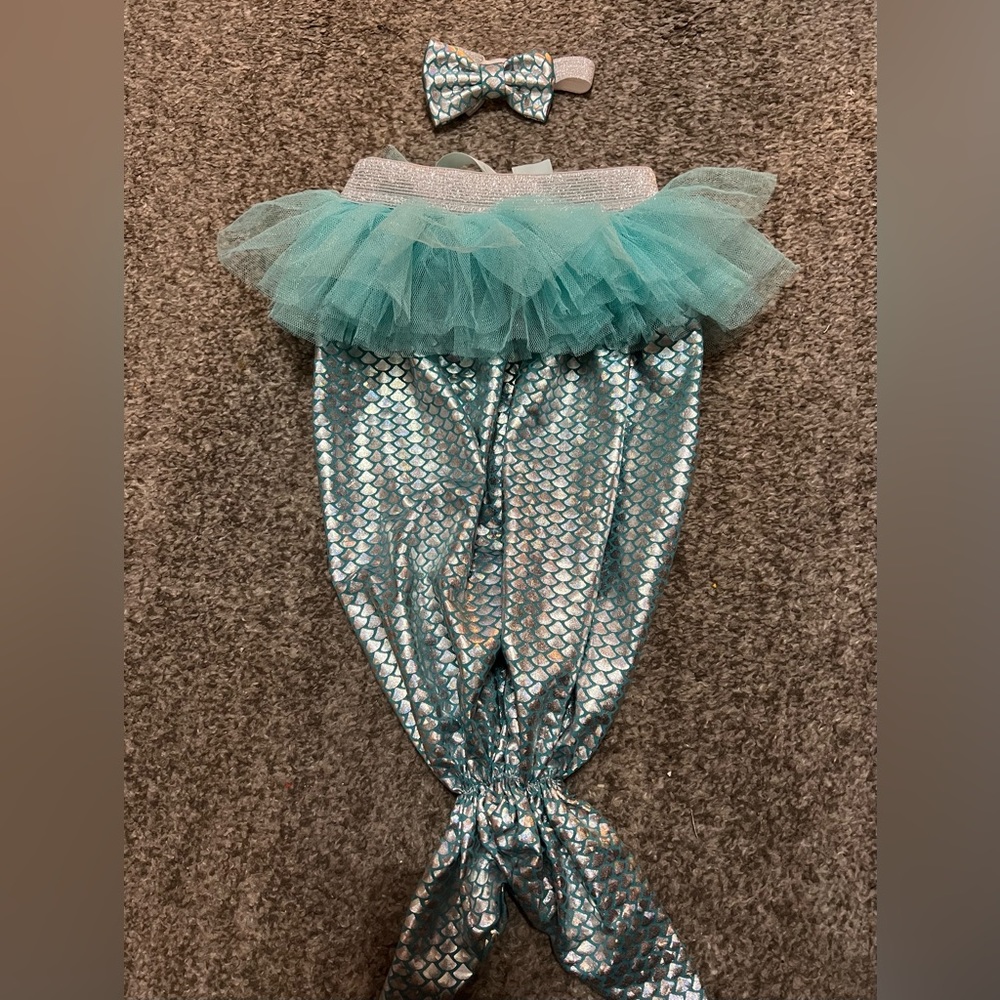 Newborn baby mermaid Photoshoot outfit 0-12 mo